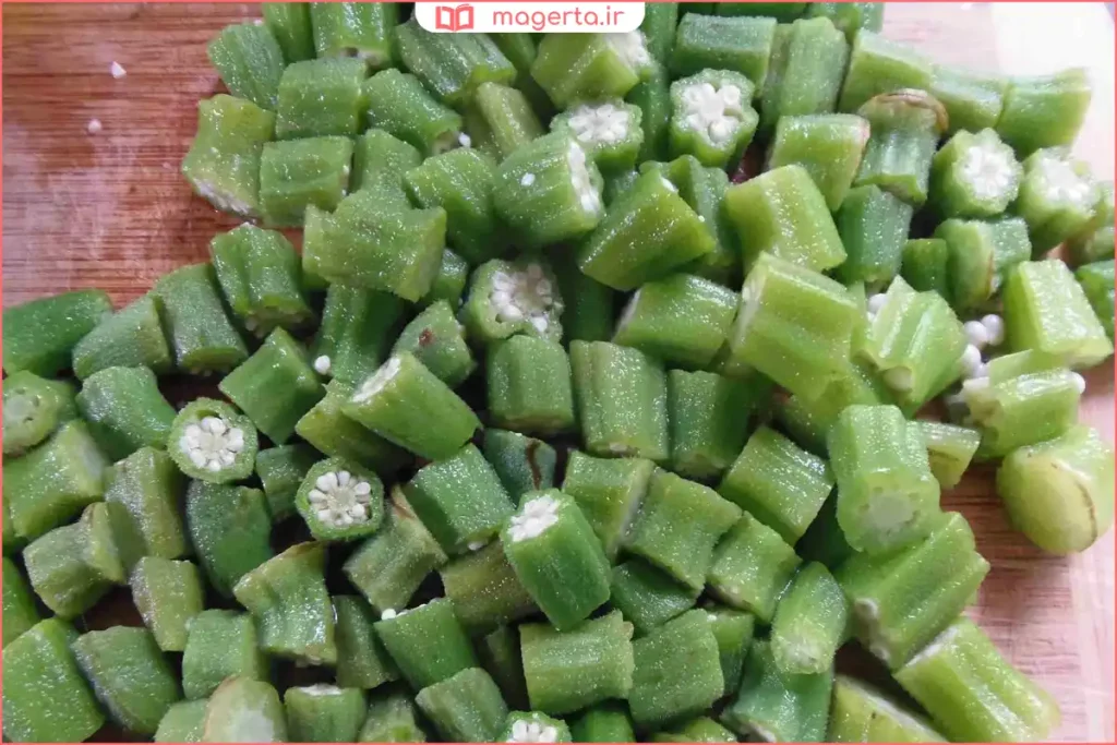 فریز بامیه خرد شده مخصوص خورش