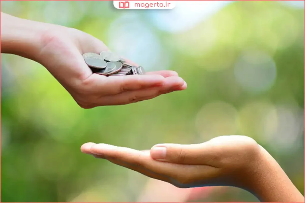 کمک مالی به فرد نیازمند در فضای عمومی شهر