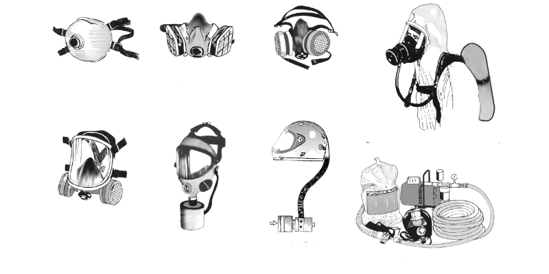 انواع ماسک شیمیایی