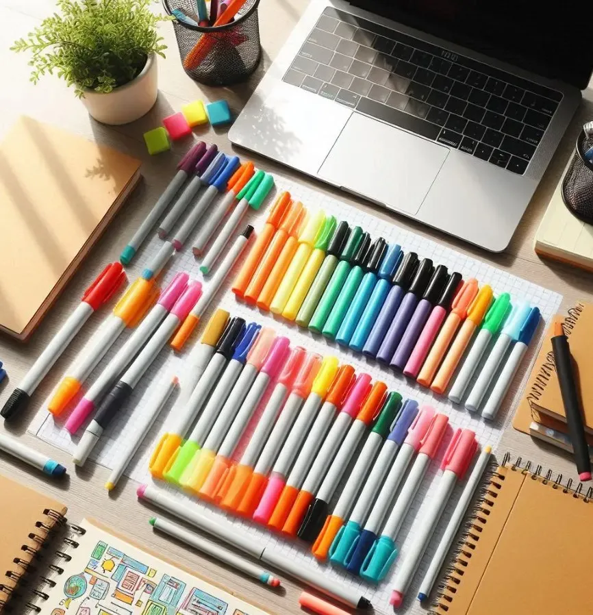 انواع ماژیک غیر وایت برد از نظر جنس نوک