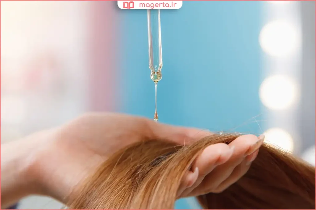 استفاده از روغنهای طبیعی مانند نارگیل و آرگان برای تقویت مو