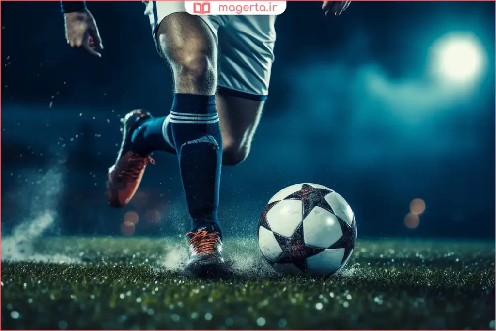 بازیکن در حال گرم کردن بدن پیش از شروع مسابقه