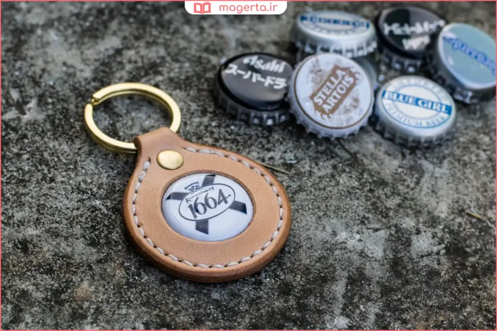 ساخت جا کلیدی با درب بطری شیشه ای نوشابه