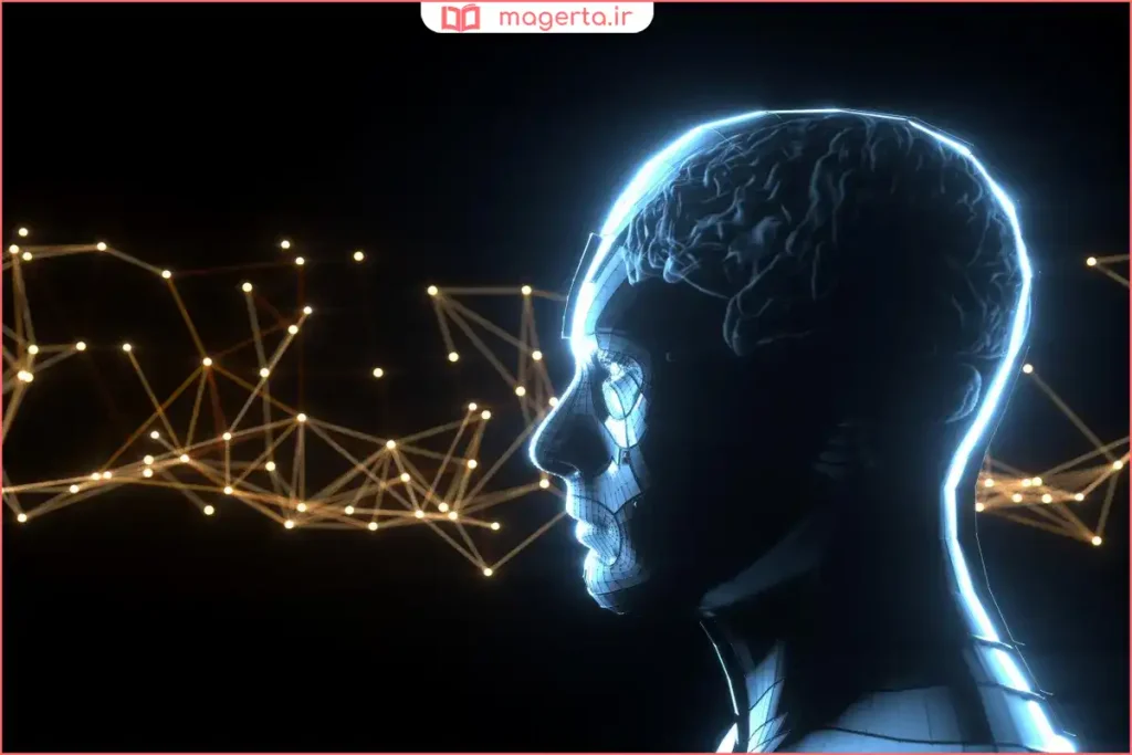 تصویر نمادین از انرژی ذهنی در حال حرکت به سمت یک شیء سبک