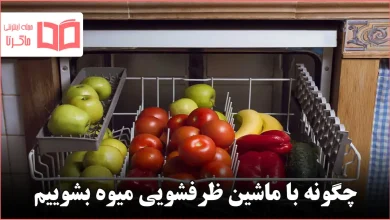چگونه با ماشین ظرفشویی میوه بشوییم
