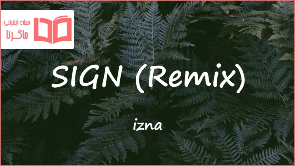 متن و ترجمه آهنگ SIGN (Remix) از izna