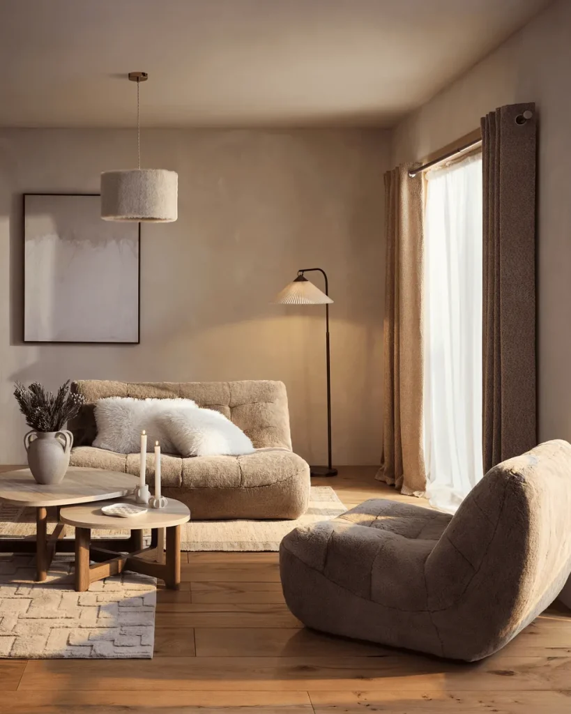 مبل‌های کوتاه و راحت