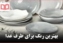 بهترین رنگ برای ظرف غذا