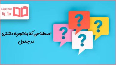 اصطلاحی که به تجربه داشتن در جدول