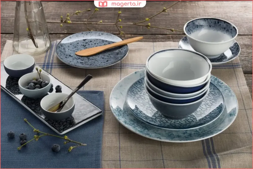 بشقاب و کاسههای رنگ خنثی برای ستکردن با هر سبک دکور