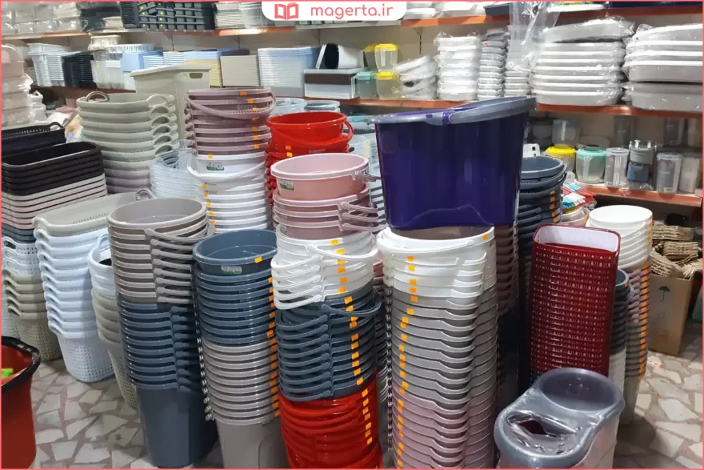 ست ظروف پلاستیکی پاستلی برای استفاده روزانه