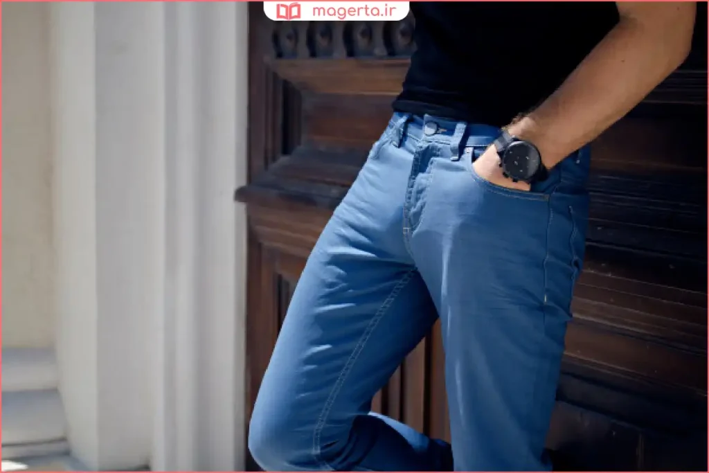 شلوار جین آبی مناسب استایل کژوال تابستانی