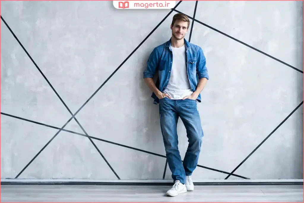 شلوار جین آبی روشن مناسب استایل کژوال تابستانی