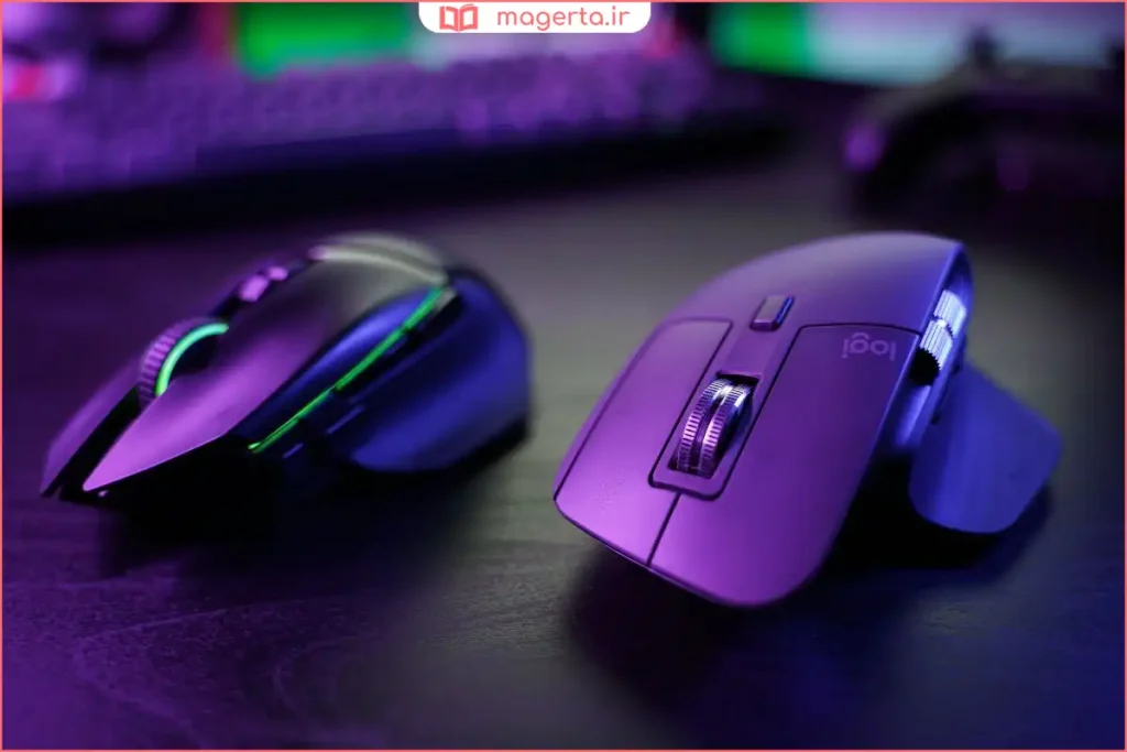 موس حرفهای با دکمههای نرم و قابل تنظیم برای استفاده روزمره