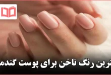 بهترین رنگ ناخن برای پوست گندمی