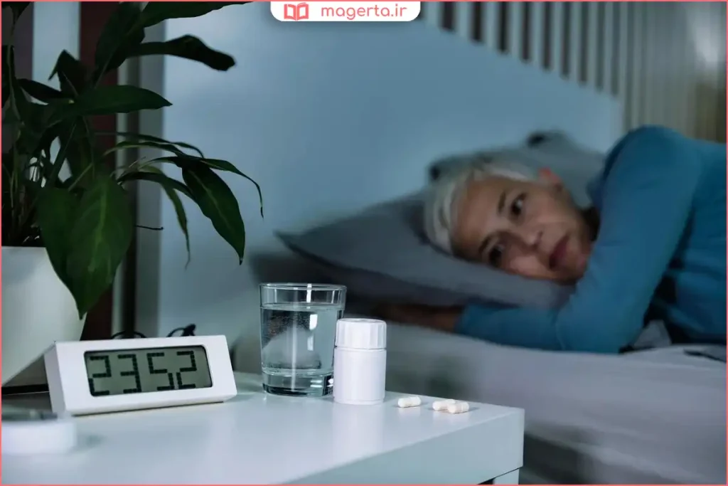 اتاق خواب با نور کم و محیط آرام برای درمان بیخوابی