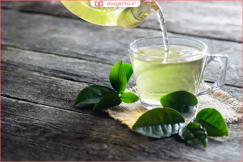 نوشیدن چای سبز بعد از غذا برای بهبود هضم و کمک به لاغری

