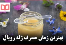 بهترین زمان مصرف ژله رویال