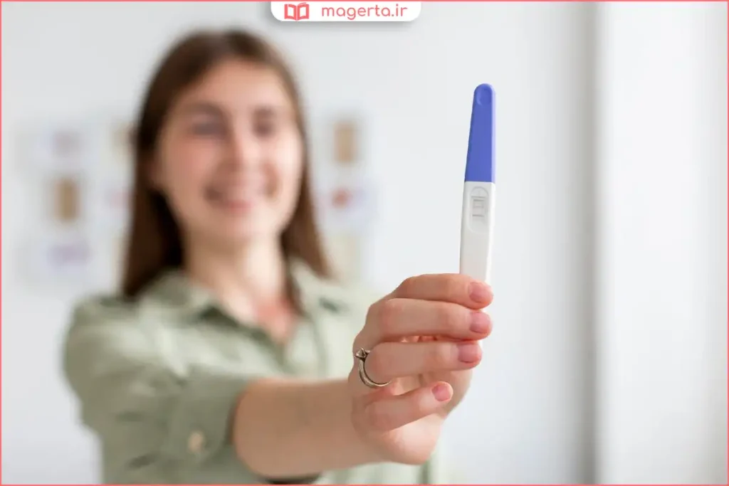 نمایش دو خط روی تست بیبیچک به نشانه نتیجه مثبت