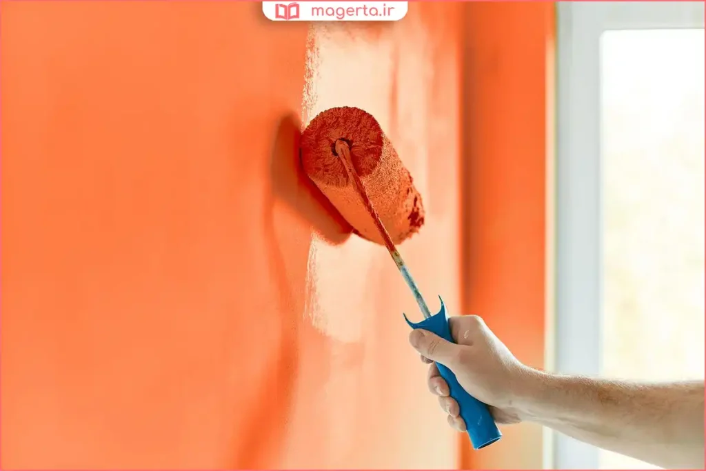 رنگ قابل شستشوی بژ در آشپزخانه برای جلوه تمیز و مدرن