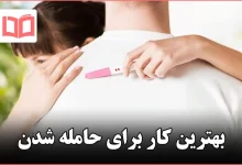 بهترین کار برای حامله شدن