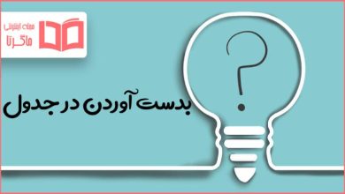 خون بسته شده در جدول