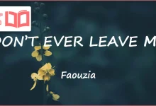 متن و ترجمه آهنگ DON’T EVER LEAVE ME از Faouzia