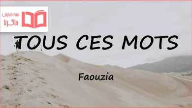 متن و ترجمه آهنگ TOUS CES MOTS از Faouzia