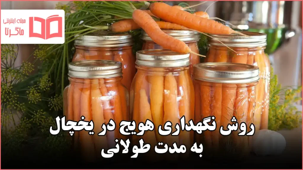 روش نگهداری هویج در یخچال به مدت طولانی