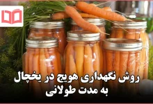 روش نگهداری هویج در یخچال به مدت طولانی
