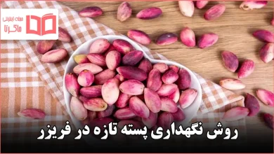 روش نگهداری پسته تازه در فریزر