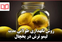 روش نگهداری طولانی مدت لیمو ترش در یخچال