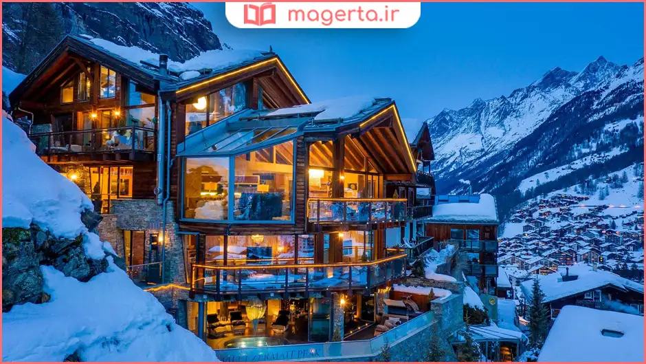 شالت زرماک – لوکسترین کلبه کوهستانی سوئیس