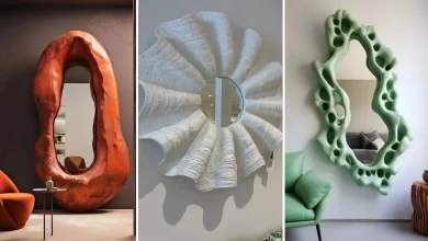 آینه دکوری پاپیه ماشیه