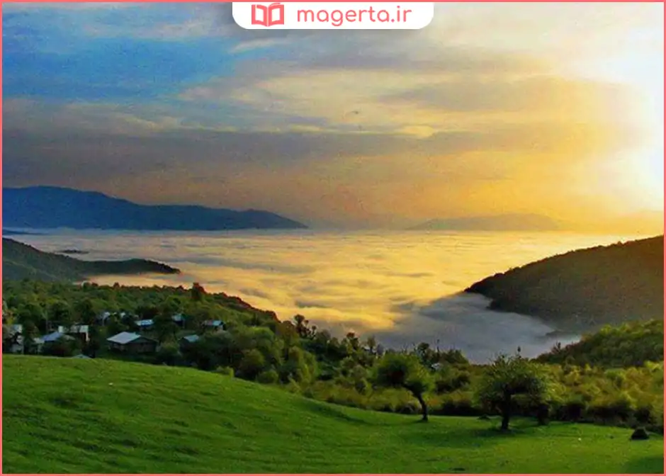 ارتفاعات درفک و روستاهای اطراف