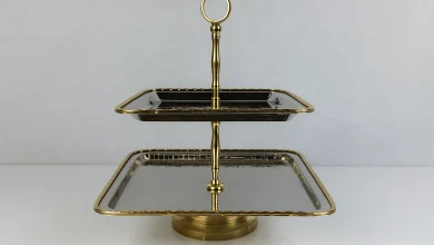 شیرینی خوری دو طبقه استیل پذیرایی و دکوری شیک