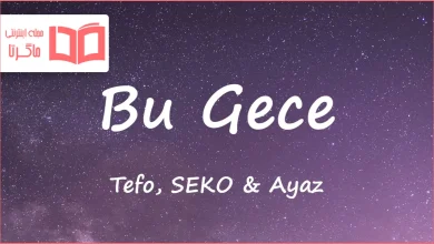 متن و ترجمه آهنگ Bu Gece از Tefo و Seko و Ayaz Erdoğan