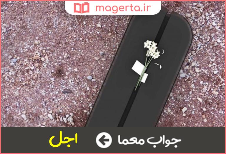 جواب معما جایی که به اصطلاح میگویند زمان مرگ شخصی که فوت کرده است باان خداحافظی کرده است در جدول