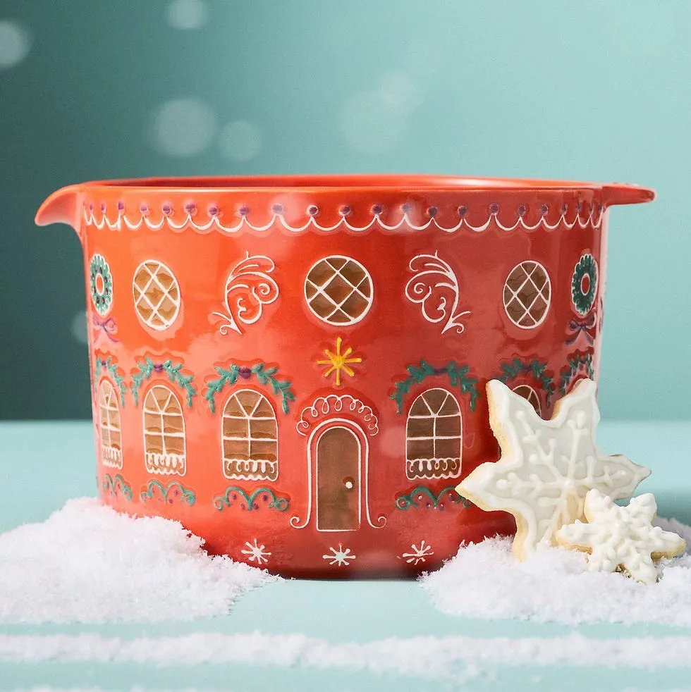 کاسه همزن طرح شیرینی زنجبیلی