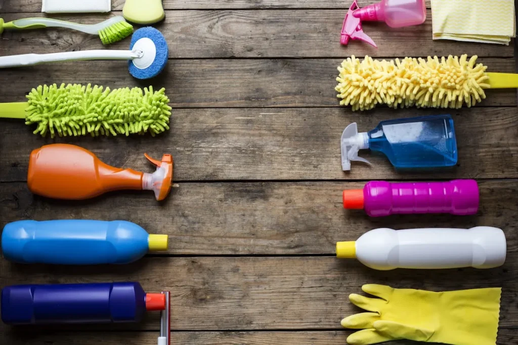 وسایل کهنه و قدیمی زیر سینک