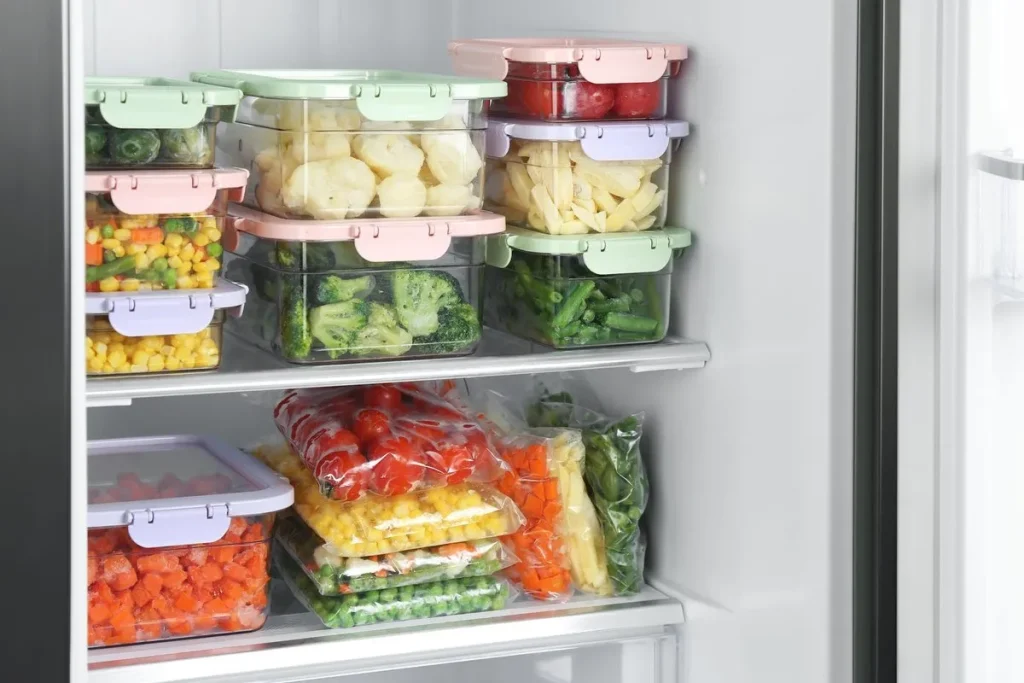 ساماندهی فضای فریزر