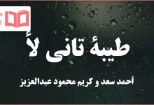 متن و ترجمه آهنگ طيبة تاني لأ از أحمد سعد و کریم محمود عبدالعزیز