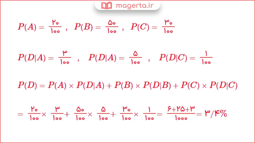 جواب سوال ۲ تمرین صفحه ۱۴۸ ریاضی دوازدهم تجربی