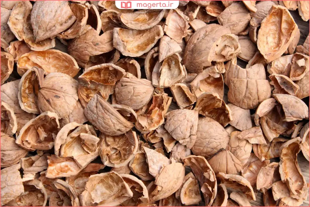 پوست چوبی گردو آماده استفاده در مصارف سنتی