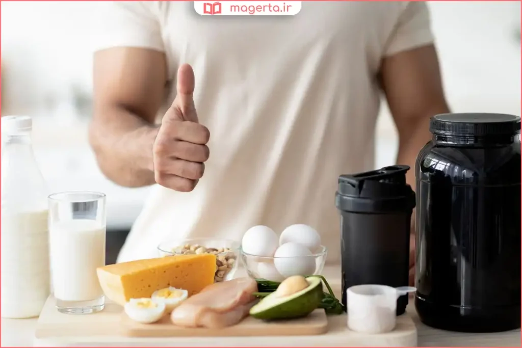 وعده غذایی سالم برای افزایش وزن و حجم عضلانی