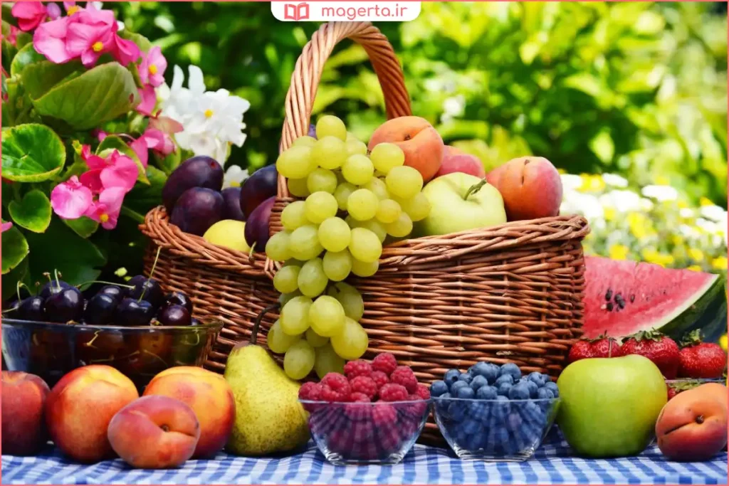 انگور رسیده به عنوان یکی از میوه‌های ذکرشده در قرآن