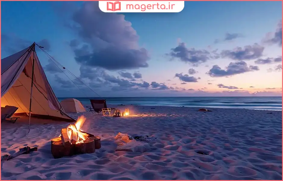 ساحلهای مناسب کمپ در رامسر