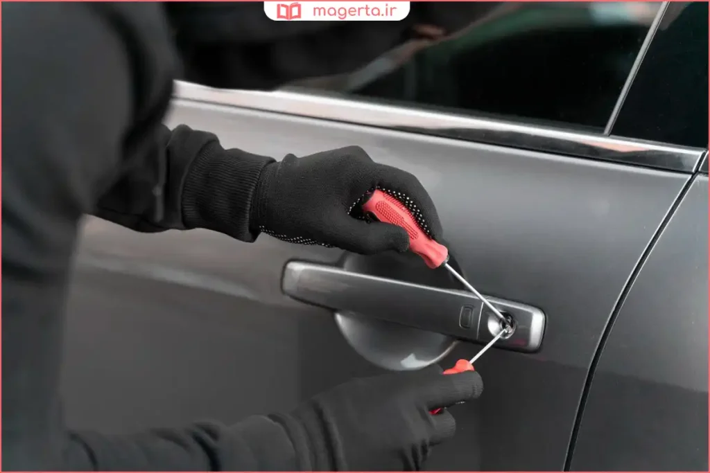 قفل پدال یا قفل چرخ بهعنوان راه ضد سرقت خودرو