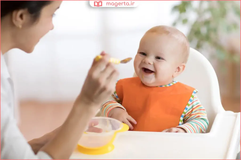 وزن‌گیری نوزاد سالم در ماه‌های ابتدایی رشد