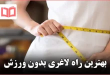 بهترین راه لاغری بدون ورزش